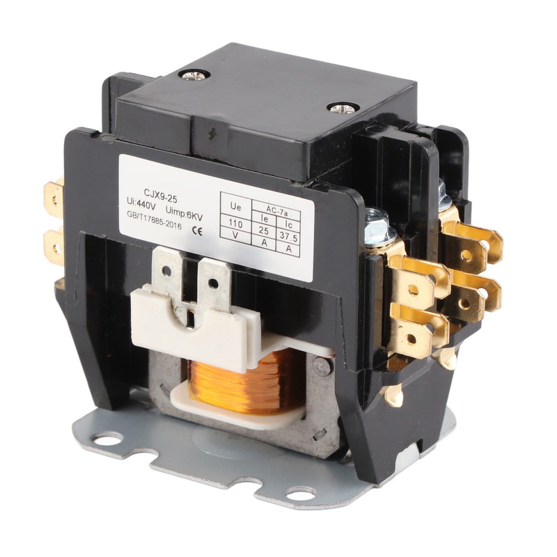 AC Contactor CJX9 25 2P Silver Alloy Contact Flame Retardant