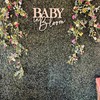 Wooden Baby In Bloom Sign, 16”x12” Baby Shower Party Sign
