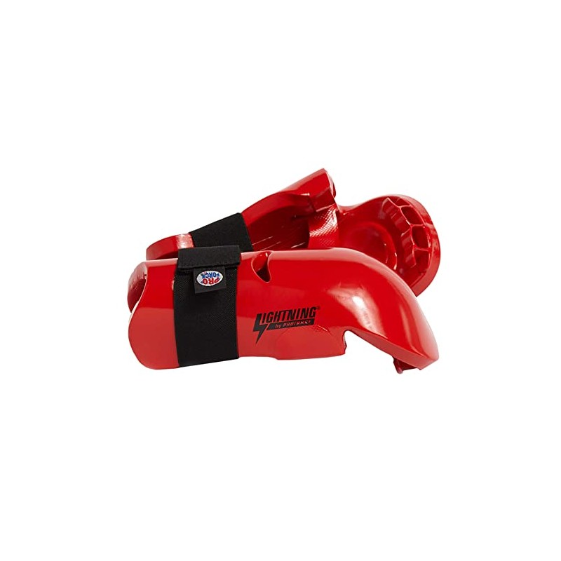 Pro Force Lightning Punches Karate Sparring Gloves - Red -