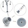 Amgiimor 4Pcs 1-1/8" I.D Grey Replacement Feet Rubber Suction Cup