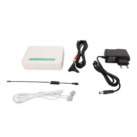 GSM Fixed Wireless Terminal, 3G 4G LTE Quad Band GSM 850/900/1800/1900MHz Desktop Wireless Terminal Caller ID Dialer with LED Light Indicator for Landline Telephone, Alarm, Default