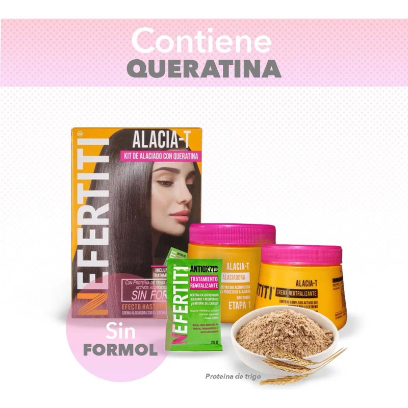 Keratina Para Alaciado Permanente Cabello Liso Sin Formol