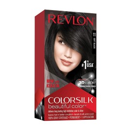 Revlon ColorSilk Beautiful Color, Soft Black [11] 1 ea (Pack of 9)