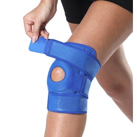 Knee Braces for Knee Pain Women Men, Patellar Tendon Support Strap, Knee Brace for Meniscus Tear Compression Sleeve for Knee Pain (Blue)
