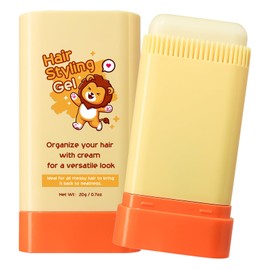Hair Wax Stick for Baby Styling - Children's Wax Stick - 2-in-1 design with built-in Comb, smooth, Suitable for children's hair wax, moisturizing, Non-Greasy, Easy to Use, Compact and portable.