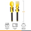 Dinneractive Utensil Set for Kids – Construction Themed Fork and