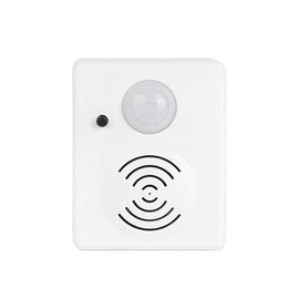 Talking Motion Sensor PIR Passage Sensor Door Chime 3 m 120° Memo Individual Recording as Sound for Reminder, Deterrent, Surprise, Alarm, Welcome, Also for Seniors or Blind People