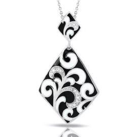 Belle Etoile Contessa Pendant - Black, One Size