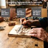 VECO-T Upgrade 40Pcs Wood Burning Kit, Craft Pyrography Tools for