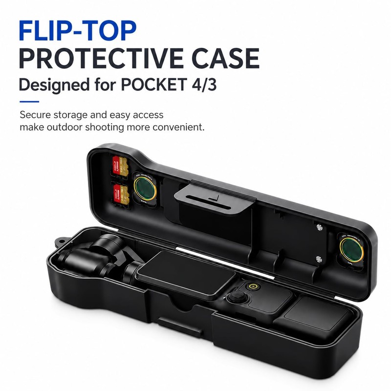 INVINEEX Protective Case for DJI Osmo Pocket 4 & 3