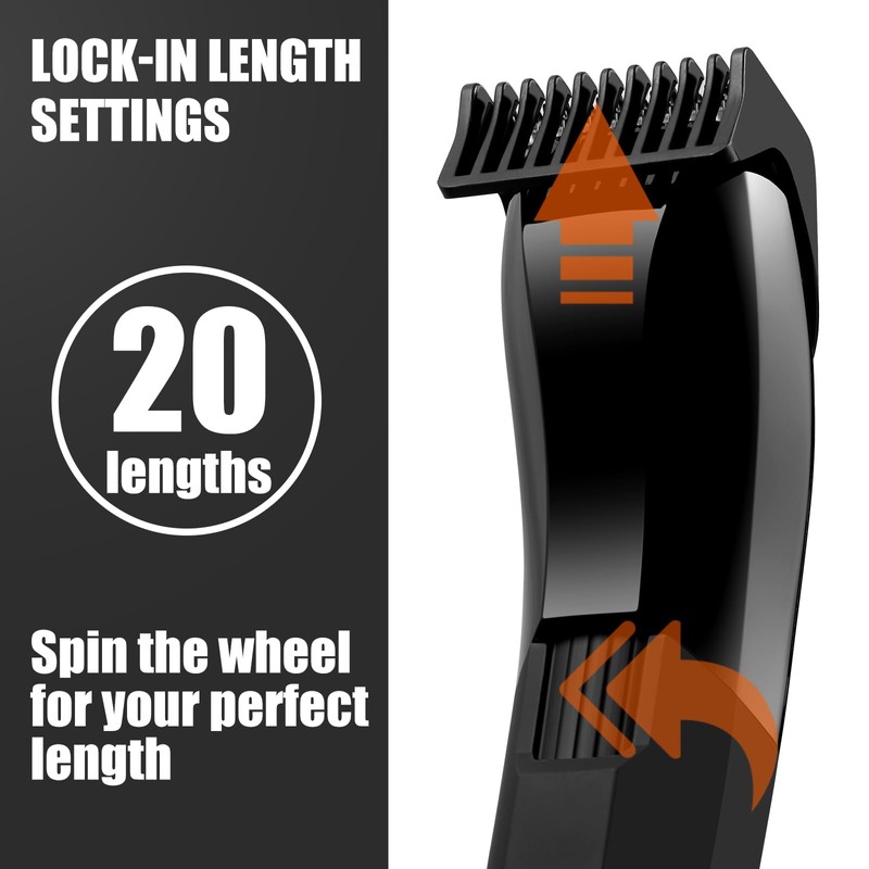 Replacement Trimmer Guards for MANSCAPED THE BEARD HEDGER, 20 Different