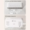 Itigoitie Cute Cat Desktop Clock Decoration,Smart Electronic Digital Mute Clock,Living