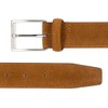 Riemen & Co Bobby Men's Belt Suede Width 3.5 cm,