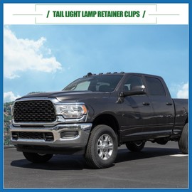 A ABSOPRO Tail Light Lamp Retainer Clip, Tail Lamp Clip, for Dodge for Ram 1500 2007-2010, Plastic, No.68061648AA, Black, 20 Pcs Item Replacement