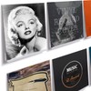 EWIGE Vinyl Record Wall Mount Pack of 6 Acrylic Storage