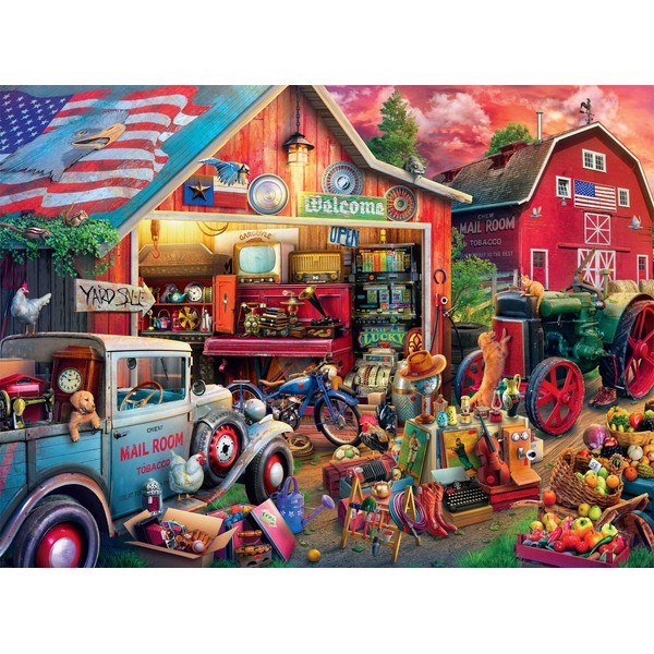 Buffalo Games - Country Life - Antique Barn - 1000 Piece Jigsaw Puzzle