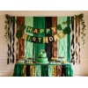 Green Jungle Backdrop Crepe Paper Streamers 492ft Birthday Party Backdrop