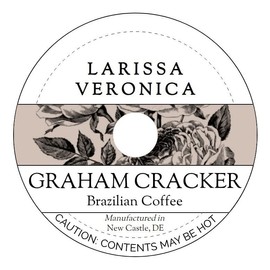 Graham Cracker Brazilian Coffee (Single Serve K-Cup Pods) (Gourmet, Naturally Flavored, Whole Coffee Beans) (12 pods, ZIN: 572898) - 2 Pack