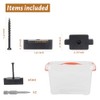 600PCS Hidden Fasteners Composite-Deck - Universal Nylon Composite Decking Fasteners