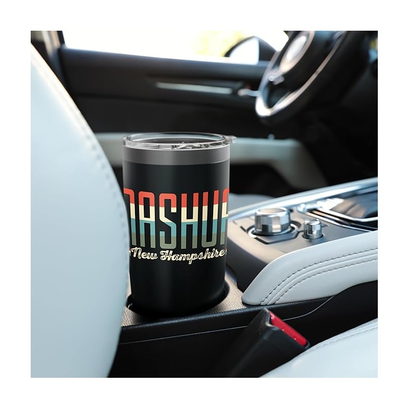 Nashua New Hampshire Retro Gift Stainless Steel Insulated Tumbler