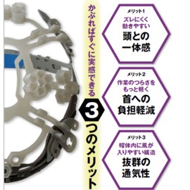 Tanizawa Airlight S equipped helmet (transparent visor type, with grooves, vented), Transparent visor: grey/hat body color: blue ST#1230