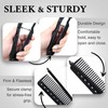 Hair Straightening Comb – Heat-Safe, Tangle-Free V-Shaped Styling Tool for