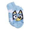 Bluey Kids No Show Socks, Blue, Small