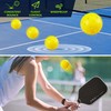 Sukeen Outdoor Pickleball Balls 40 Holes, High Bounce True Flight