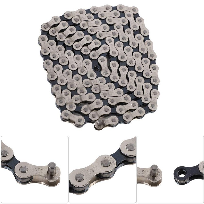 Liukouu IG51 6/7/8 Link 8 Speed Metal Mountain Bike Chain