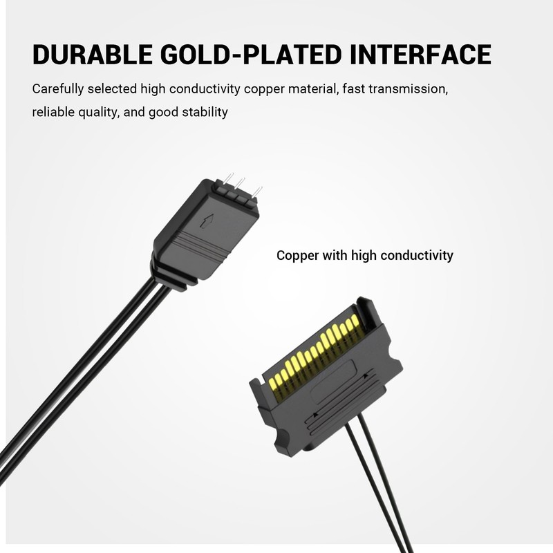 YIMATEECO ARGB Controller Restart Buttons 5V 3-Pin ARGB Controller Integrated