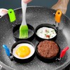 Round Egg Rings Non-Stick Egg Circle Ring Omelette Mold use