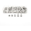 KLEBERINO Book Screws Assortment Box | 100 Pieces Bookbinding Screws