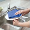 PGlife Microfiber Dish Cloth with Poly Mesh Scouring Side for