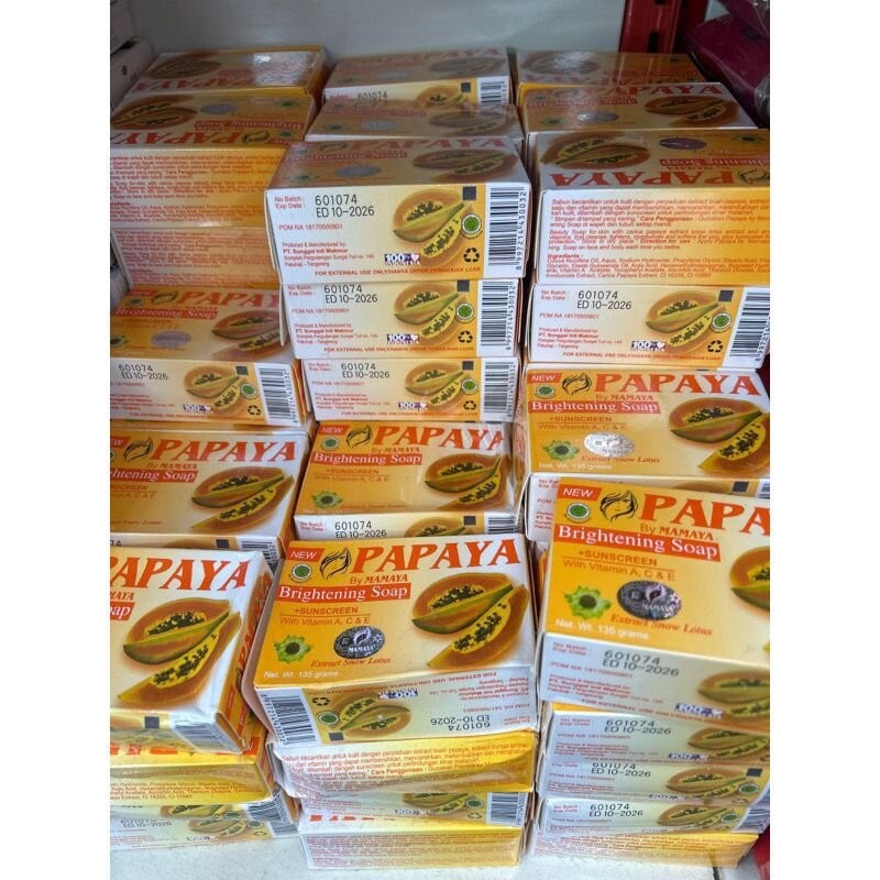 Papaya Whitening Papaya Brightening Soap 135g