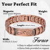 Feraco Pure Copper Bracelets for Men,Fly High with Canadian Eagle