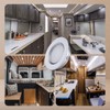 ALOVECO 12V LED RV Lights Dimmable Camper Interior RV Lights
