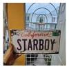 Jextech Placas Para Auto Matrícula Decorativa Starboy Chico Estrella