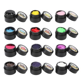 12 Colors Sculpture Painting Nail Soak Off UV Gel Set Professional DIY Nail Carved Gel for Nail Artist