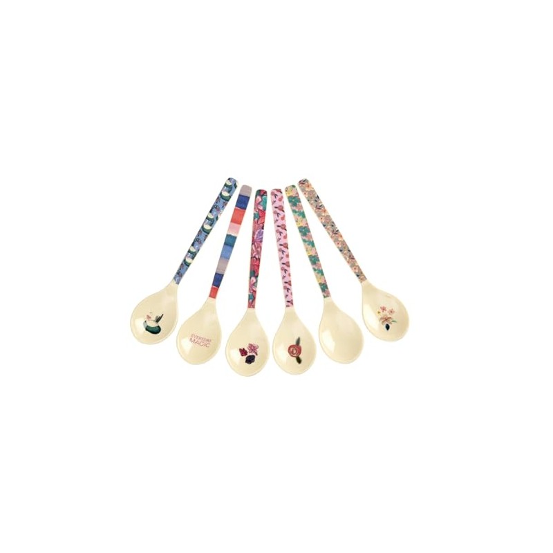 Rice Coffee Melamine Spoon A New York Minute Print Set