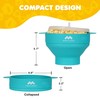 The Original Mindful Design Collapsible Microwave Popcorn Popper - Silicone