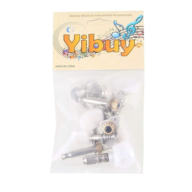 Yibuy Banjo Semiclosed Right Machine Head Tuning Tuner Peg Key