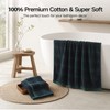 REDKISS 100% Cotton Bath Towels Set, Checkered Towel for Bathroom,