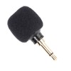 Hakeeta External Microphone 3.5mm Black Recording Microphone Portable High Sensitivity