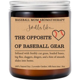 Baseball Mom - Baseball Mom Candle - Baseball Mom Gift - Baseball Team Mom Gift - Birthday Gift for Mom - Mother's Day Gift - Unique Gift for Mom - Baseball Gift Manager