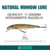 Set of 4Elbfang Natural Minnow Lure Predatory Fish Pike Fishing