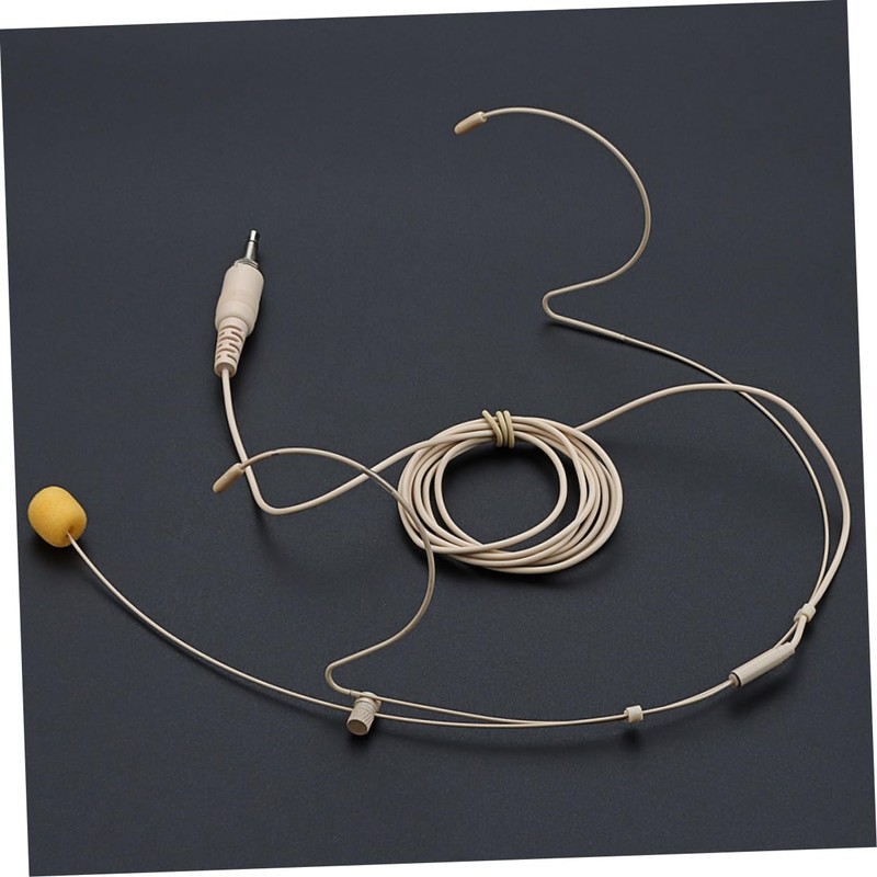WHAMVOX Omnidirectional Headset Microphone Screw Lock Connector Sound Earhook Design