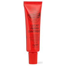 Lucas Papaw Ointment – 15g Tube with Lip Applicator – 2–Pack – Multi-Purpose Skin Relief – Made in Australia