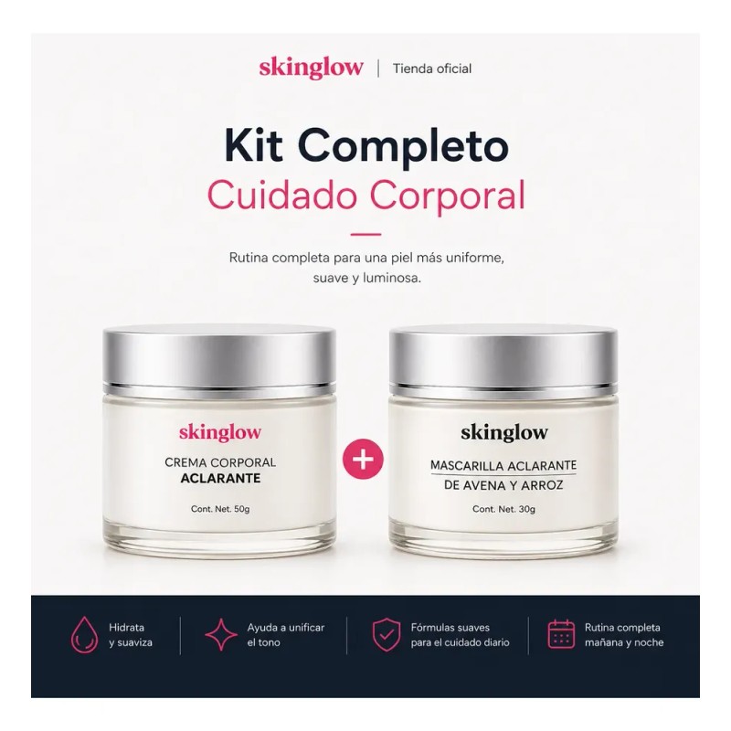 Kit Crema Despigmentante + Mascarilla Aclarante Facial 30g