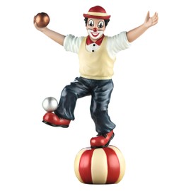 Gilde Clown the Acrobat - Decorative Figure and Collector's Item Handmade - Decoration Living Room Display Case - Multi-Colour Height 18 cm
