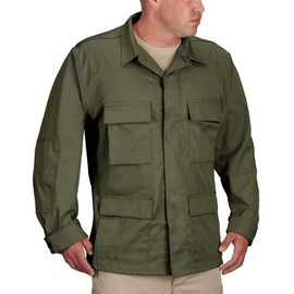Propper Men's Standard Uniform BDU Coat, Olive Green, 60% Cotton, 40% Polyester, X-Large
